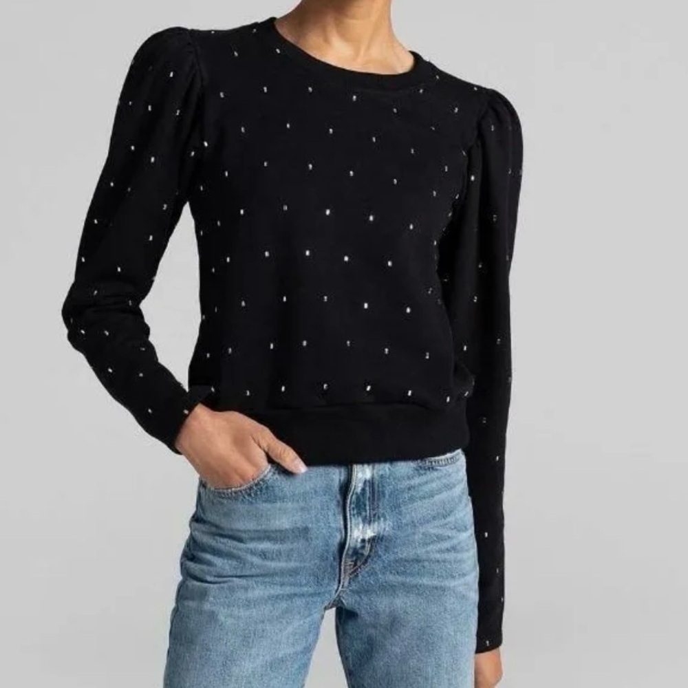 A.L.C. Saunders Crystal Embellished Sweatshirt